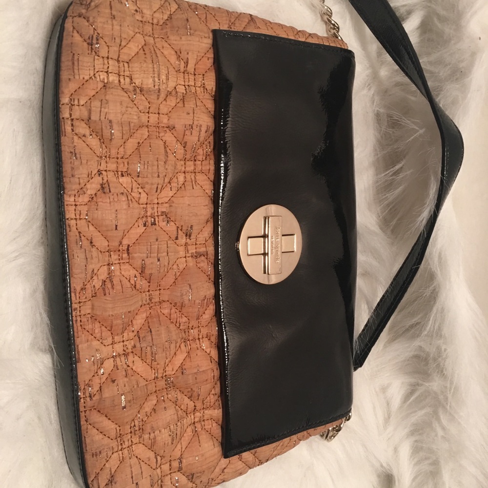 Kate spade cork and patent leather purse